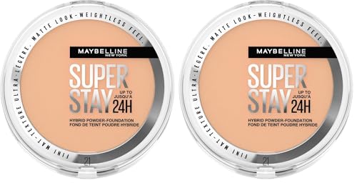 Fond De Teint-Poudre Hybride Maybelline New York 140799 – Longue Tenue, Vegan Et Waterproof - vue 9