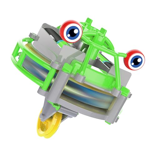 Spinner Juguetes Eléctricos, Juguete Giroscopio Unicycle, Juguete Unicycle Funambule, Juguetes de la Punta de los Dedos Giroscopio Eléctrico Spinner, Monociclo De Tecnología Negro De Diseño 2 en 1