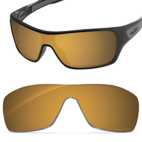 Image of Performance Replacement Lenses Compatible with Oakley Turbine Rotor OO9307 Polarized Etched