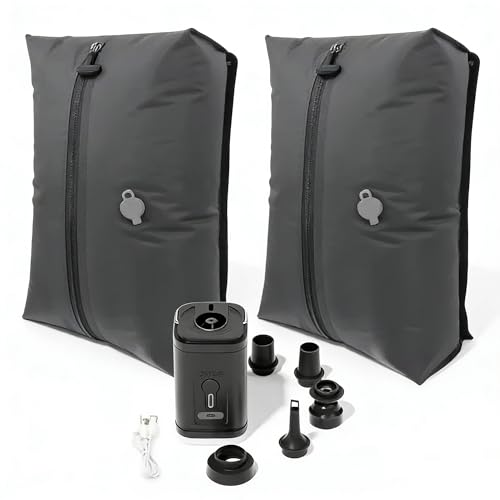 17L �^�󈳏k�o�b�O �G�A�|���v�t�� �ė��p�\ �ߗގ��[�o�b�O ���s�p���k�o�b�N�p�b�N �ו��o�b�O(2 bag 1 pump)