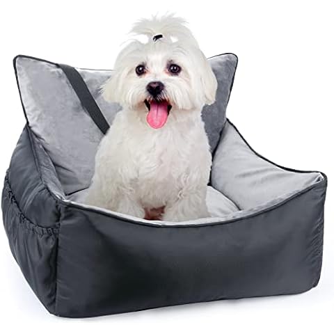 CATROMANCE Dog Car Seat for Small Medium Dogs Waterproof and Extra Sturdy Dog Car Seat Cover