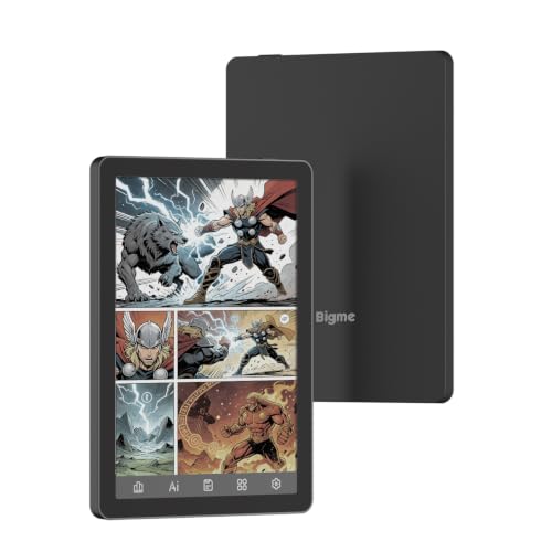 Bigme B6 Color Ebook Reader, 6 Inch e-Paper Tablet, 2GB+32GB Storage, Android 14 (Black)