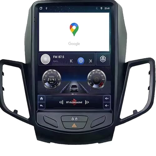 DAEFAG Android 14 9Car Radio for Ford Fiesta MK7 2009-2012 Upgrade 2 Din GPS Navi Carplay Multimedia Video Player Navi Head Unit AHD Rear Camera(4Core 8163 2+32GB)