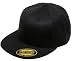 Original Black Flexfit Flatbill L/XL 7 1/4" - 7 5/8" Premium Fitted 210 Hat Cap Flex Fit Flat Bill