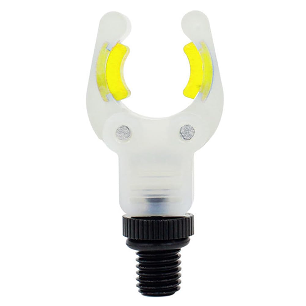Kexpery Carp Fishing Rod Rest Head U Shape Portable Fish Rod Holder Head for Holder Clips Keep Fishing Rod (Yellow)