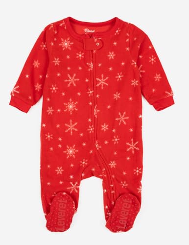 Image of Leveret Fleece Baby Boys Girls Footed Pajamas Sleeper Kids & Toddler Christmas Pajamas (3 Months-5 Toddler)