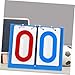 POPETPOP Portable Table Top Scoreboard Flipper Durable Score Keeper for Basketball Football Tennis and More Easy to Use Score Display for Tracking