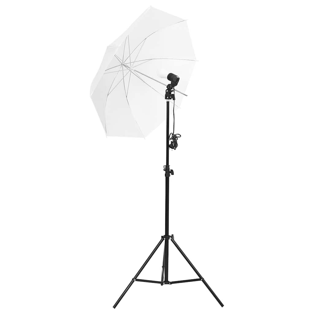 Kit de estudio fotográfico con iluminación, fondo y reflector de aluminio, 5500 K, 2 trípodes, reflector 5 en 1, regulable para retrato, fotografía de productos, streaming, vlogging