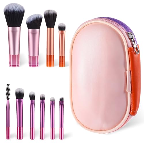 Desvendando a Real Techniques: O Conjunto Essencial para o Seu Ritual de Beleza 4 Conjunto de 10 pincéis de maquiagem para viagem, mini pincéis de ...
