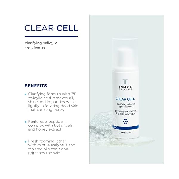Image Skincare Skin Care CC-100N Clear Cell Salicyl-Gel-Reiniger, 177 ml – Bild 3