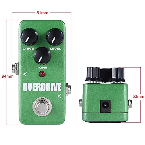 MKYSB FOD3 Mini Overdrive Pédale Portable Effet Guitare Pédale guitare pour guitare Accessoires Pièces - Les Beatles, Paul McCartney, John Lennon, RIngo Starr, George Harrison MKYSB FOD3 Mini Overdrive Pédale Portable Effet Guitare Pédale guitare pour guitare Accessoires Pièces – Image 3