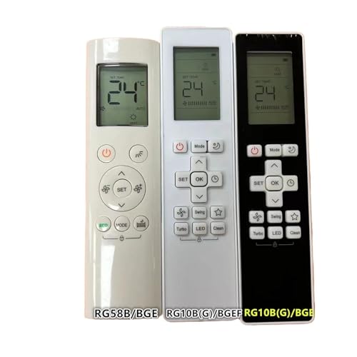 Télécommande AC RG10B(G)/bfem de rechange pour climatisation réversible split