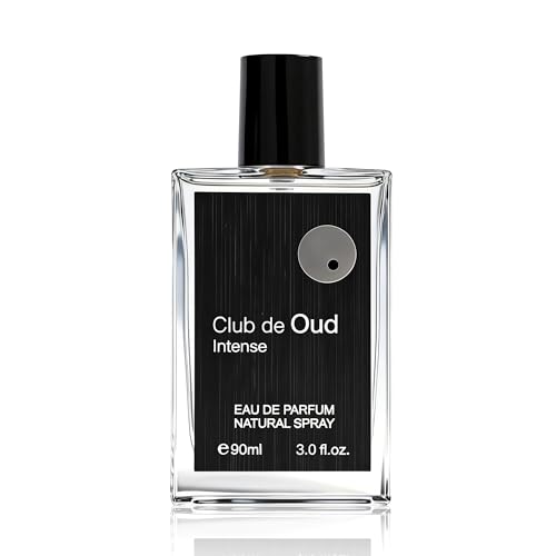 Image of Club De Oud Intense Men's Cologne 3.0 Fl. Oz, Bold Intense Oud & Woody Notes, Modern Masculine Eau De Parfum