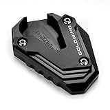 MOWOK Fit For Goldwing GL1800 2002-2017 and 2018-2025 Goldwing GL1800 1800 Motorcycle Side Stand Extension Kickstand foot Pad (Year 2018-2025 (Black))
