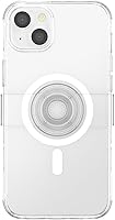 Vista 11 de PopSockets iPhone 14 Plus Case with Phone Grip and Slide Compatible with MagSafe, Phone Case for iPhone 14 Plus, Wireless Charging Compatible - Pink