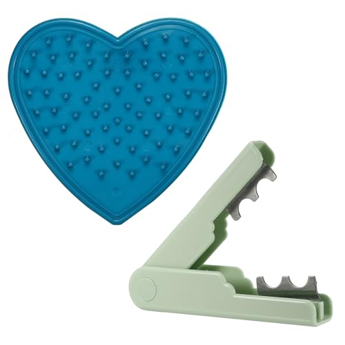 PATIKIL Rose Stem Leaf Thorn Stripper, 2Pcs/1Set Rose Thorn Stripper Remover Tool Leaf Stripping Tool for Gardening Flowers Pruning, Green