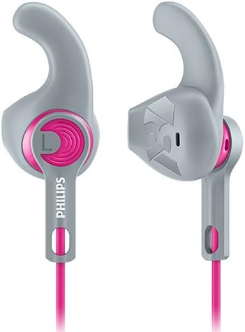 Philips SHQ1300PK/27 ActionFit Sports Headphones, Pink