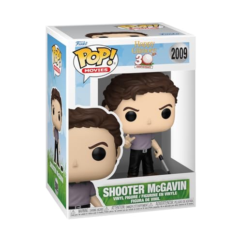 Funko POP! Movies: Happy Gilmore - Shooter McGavin - Figura in vinile da collezione - Idea regalo - Prodotto ufficiale - Giocattoli per bambini e adulti - Modello di figura per collezionisti