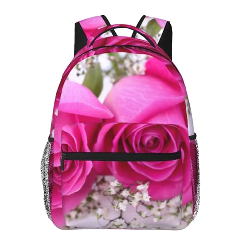 Sac de sport Rose Rose1 sac à dos de randonnée voyage camping imperméable