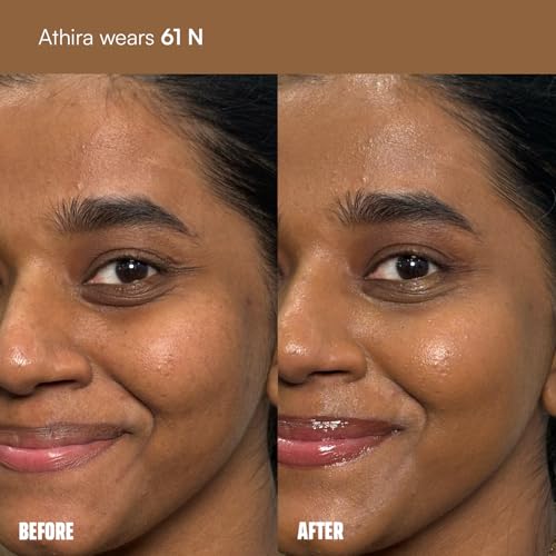 Image of FAE Beauty Face Card 4-in-1 Super Serum Skin Tint | Hydrates, Primes, Provides Coverage & Protects with SPF | Lightweight, Dewy Finish | 30 Shades for Indian Skin Tones | Shade - 61N - Neutral