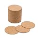 60 Pack Self-Adhesive Cork Round Squares - 4"x 4" Cork Backing Sheets Mini Wall Cork Tiles for Coasters and DIY Crafts