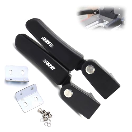 Hinterer Griff Für Yamaha Xt1200Z Super Tenere XT700Z XT 1200 Z 700 Motorrad Hinten Passagier Sicherheit Griff Handlauf(Black and White)