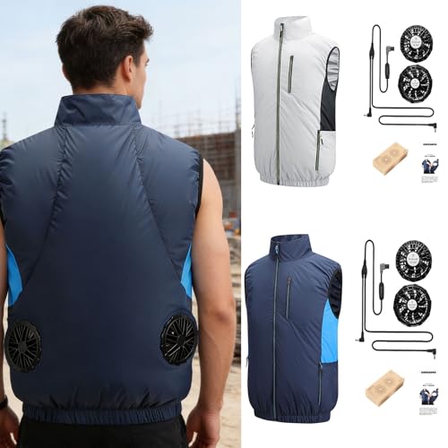 Chaleco de hielo refrescante unisex ajustable para regular la temperatura en climas cálidos 2