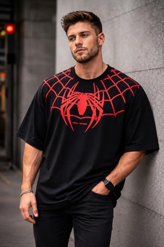 Image of Printed Black T-Shirt - Stylish Graphic Casual Cotton Tee for Men & Women | Comfortable Round Neck T-Shirt