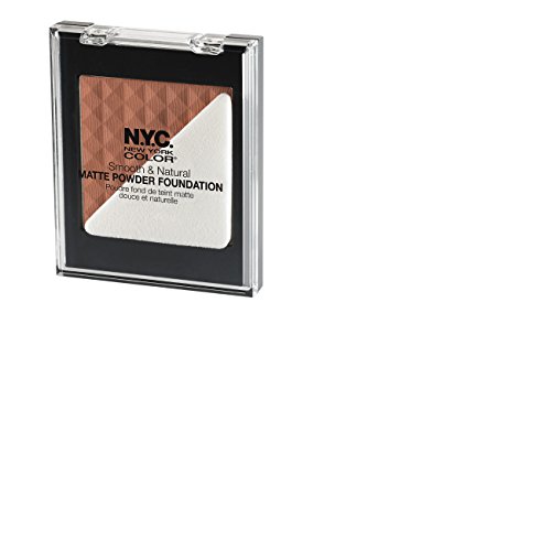 N.y.c. New York Color Smooth And Natural Matte Powder Foundation, Metro Tan, 0.28 Ounce #TOP19