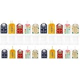 Garneck 20 PCS Japanese Gosoku Amulet - Lucky Japanese Omamori Sachet with Plastic Cover Bag - Hanging Charms Blessing Bag Accessory