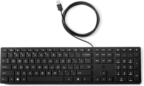 Clavier HP 320K WD KBD idéal pour espace de travail bureau et maison