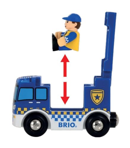 Brio World - 33813 Police Station - Interactive Toy Set for Kids | Enhances Creativity & Imagination | Features Light & Sound Effects | Compatible with Brio Railway | Perfect for Ages 3 and Up - image 8