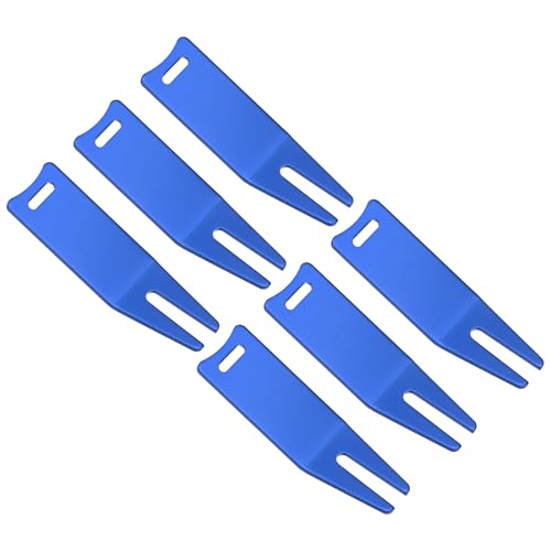 Herramienta de arreglapiques de metal resistente PATIKIL con punta curva azul