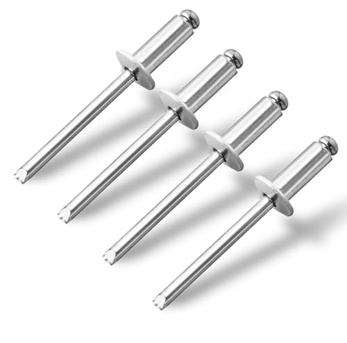 Zkenird 3/16 Inch X 1/2 Inch Blind Rivets, Aluminum Blind Rivets, Pop Rivets thumb #1