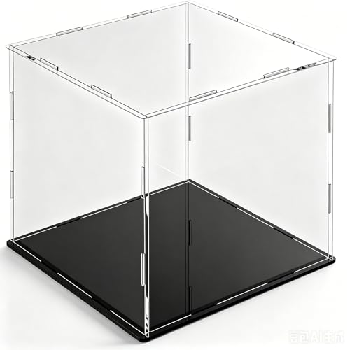 Vitrine acrylique pour figurines 25cm | Boîte présentoir transparente 40x40cm - 2