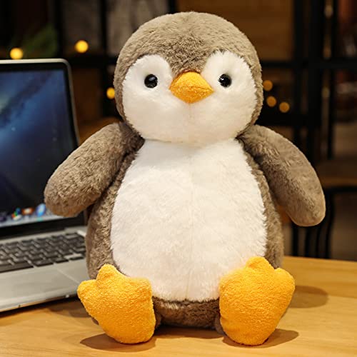 Cute Forest Animal Plush Toy Dinosaur Monkey Puppy Panda Piggy Deer Koala Penguin Doll For Kids Xmas Birthday Gifts Penguin 25cm