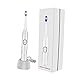 PACKOVE 1set Boy Girl Electric Toothbrush USB Charging Auto Timer Vibration Modes for Cleaning Soft Bristle Toothbrush for Boys and Girls White