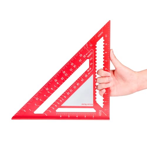 Beslands Rafter Square Carpenter Aluminum Measuring Layout Tool T...