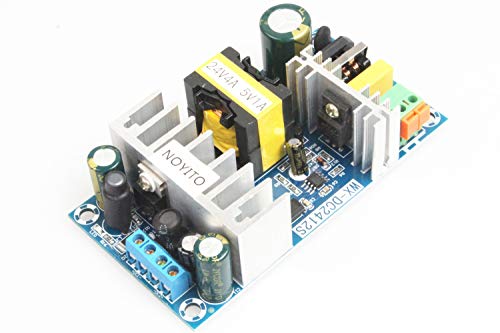 Image of NOYITO AC to DC Isolated Power Supply Module DC 24V 4A 5V 1A Dual Output Power AC 120V (90-256V) 50-60Hz to 24V 5V 120W Industrial Power Module (Dual Output 24V 4A, 5V 1A, Blue)