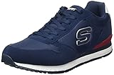 Fabric Skechers Sunlite-Waltan, Zapatillas Hombre, Navy, 43 EU