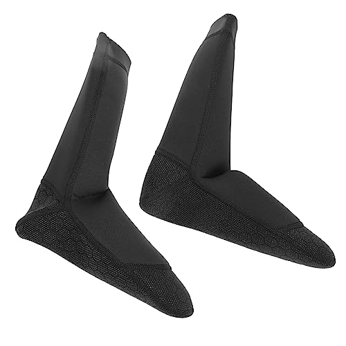 BESPORTBLE 1 Pair Snorkeling Socks Men Water Socks Adults Thermal Socks Diving Waterproof Socks Warm Cold Scuba Neoprene Socks Beach Socks Swim Socks Sock for Swim Black