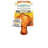 Doggijuana Tuffer Chewer Mini Plush Dog Toy | Funny Dog Toy Plush with Juananip Catnip for Dogs | Calming Aid for Dogs | Interactive Squeaky Chew Toy for Play (Chicken Wing)