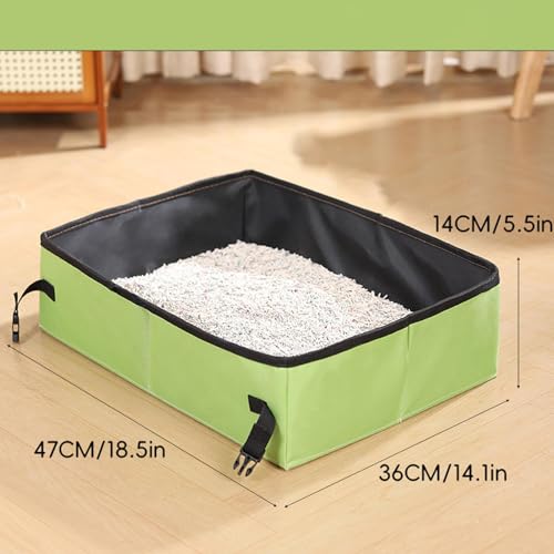 Litière compacte pour voyage chat souple et pliable étanche