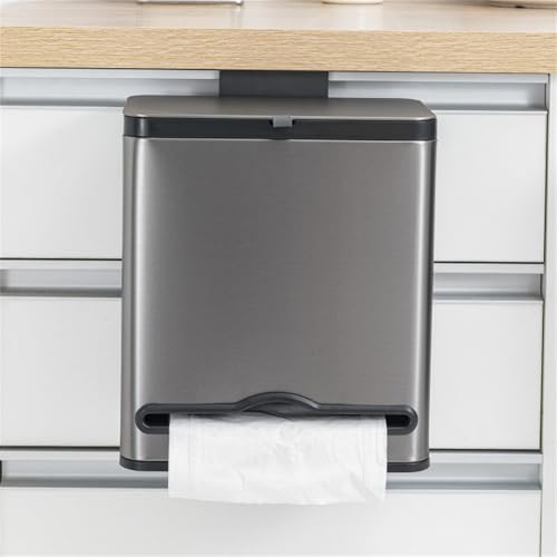 Caneca de basura para pared con dispensador de papel miniatura 3