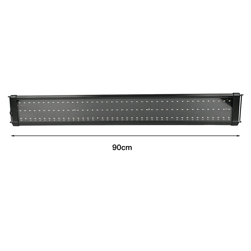 LANTUS Illuminazione LED Acquario con Timer, Bianco + RGB Luce Acquario Impermeabile IP44, Lampada Acquario per Acqua Dolce, Lumen per 90-110cm Acquario [Classe di efficienza energetica A+++]