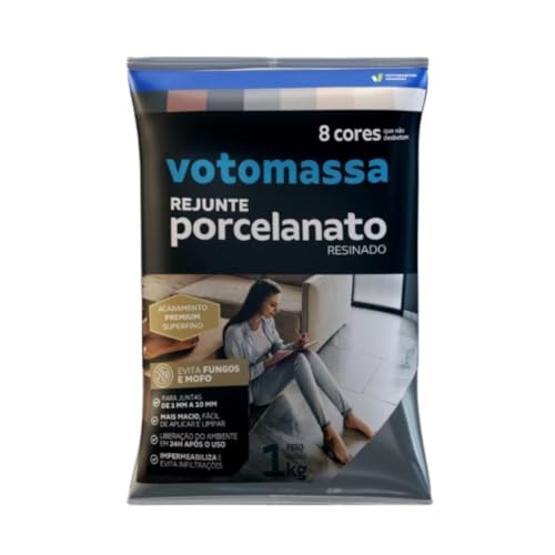 Rejunte Porcelanato Preto 1Kg - Votomassa