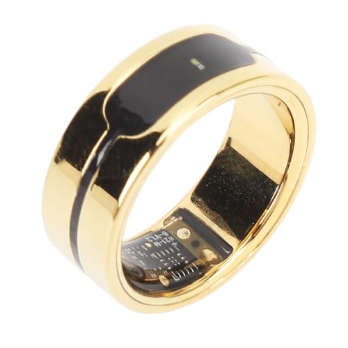 Smart Ring Health Tracker, Fitness Smart Ring with Charging Base, Sleep Tracking Wearable, Touch Control, 4-6 Days Battery Life (Size 11)