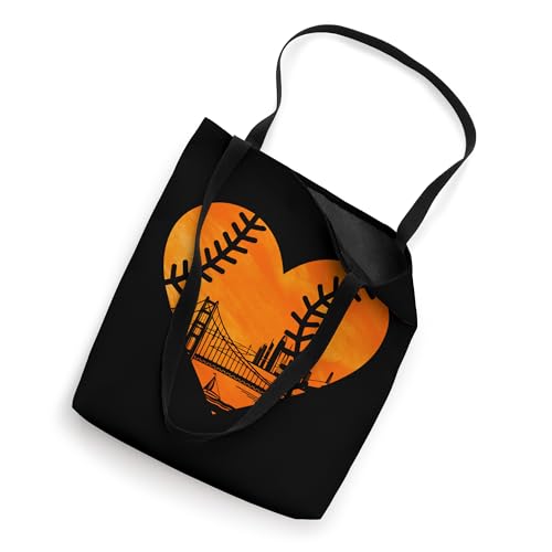 Bolso Tote Vintage US State San Francisco Baseball miniatura 2