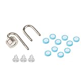🌊 Paket beinhaltet: 1 Stück CO2 Diffusor, 1 Stück U-Form Rohr, 3 Stück Saugnäpfe und 10 Stück Keramikscheibe. Innendurchmesser der Pipe: Ca. 3mm.