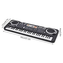 Janzoom Piano à Clavier 61 Touches, Clavier Musical Jouet éducatif 6 Morceaux de démonstration intégrés 16 Tons Vrais… - Les Beatles, Paul McCartney, John Lennon, RIngo Starr, George Harrison Janzoom Piano à Clavier 61 Touches, Clavier Musical Jouet éducatif 6 Morceaux de démonstration intégrés 16 Tons Vrais… – Image 6